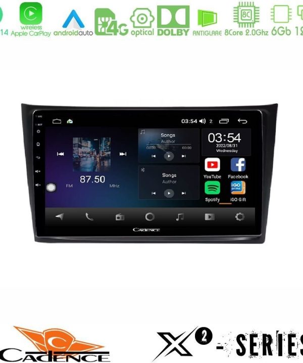 Kimpiris - Cadence X2 Series 8Core Android14 6+128GB Volvo XC90 2006-2014 Navigation Multimedia Tablet 10"