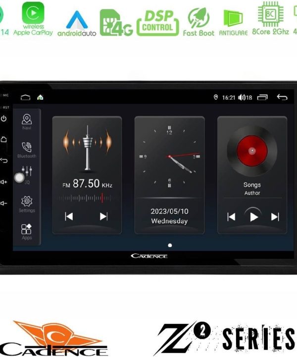 Kimpiris - Cadence Z2 Series 8Core Android14 4+64GB Honda WR-V 2024-> Navigation Multimedia Tablet 10" Με Carplay & Android Auto Με Carplay & Android Auto