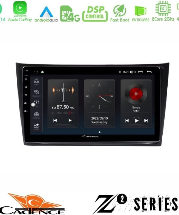 Kimpiris - Cadence Z2 Series 8Core Android14 4+64GB  Volvo XC90 2006-2014 Navigation Multimedia Tablet 10" Με Carplay & Android Auto Με Carplay & Android Auto