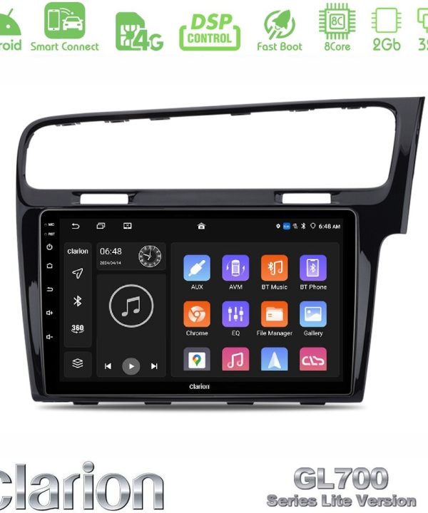 Kimpiris - Clarion GL700 Lite Series 8Core Android ClarionOS 2+32GB VW GOLF 7 RHD Navigation Multimedia Tablet 10" Με Carplay & Android Auto