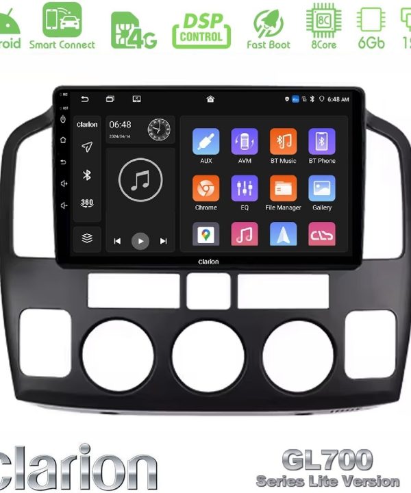 Kimpiris - Clarion GL700 Lite Series 8Core Android ClarionOS 6+128GB Suzuki Grand Vitara 2003-2005 Navigation Multimedia Tablet 9" Με Carplay & Android Auto