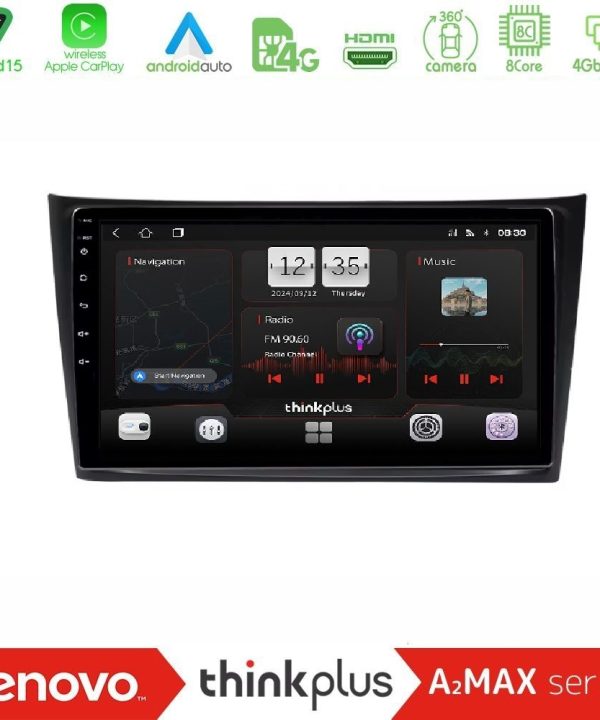 Kimpiris - Lenovo Thinkplus A2MAX Series 8Core Android15 4+64GB  Volvo XC90 2006-2014 Navigation Multimedia Tablet 10"