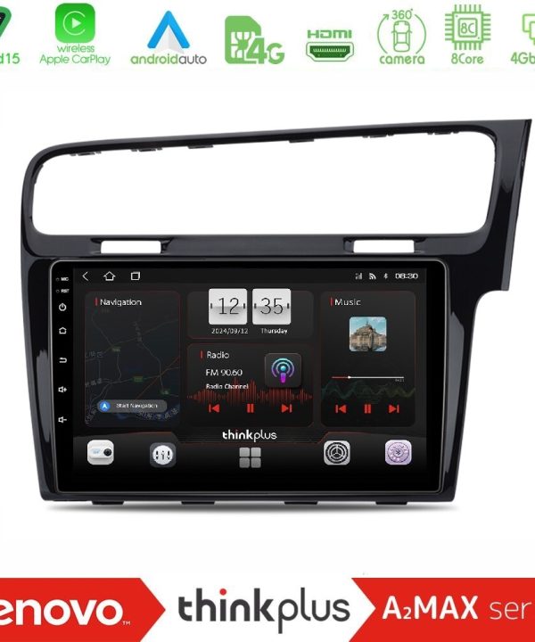 Kimpiris - Lenovo Thinkplus A2MAX Series 8Core Android15 4+64GB  VW GOLF 7 RHD Navigation Multimedia Tablet 10"