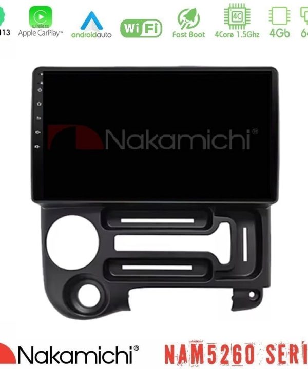 Kimpiris - Nakamichi NAM5260 Series 4Core Android13 4+64GB Hyundai Atos 1997 – 2010 Navigation Multimedia Tablet 9" Με Carplay & Android Auto