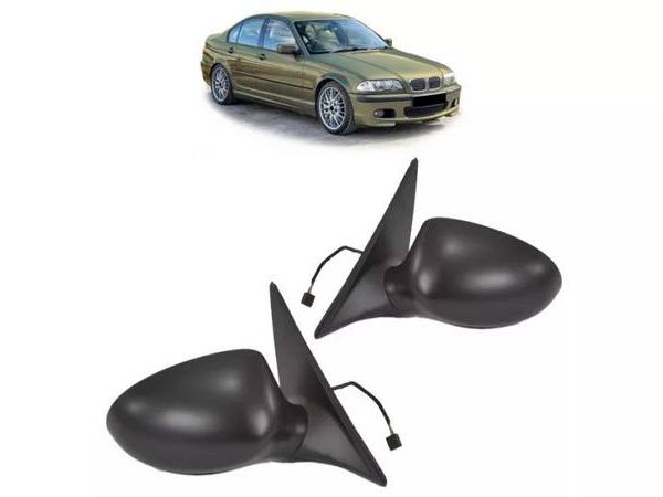 Kimpiris - Καθρέπτες Για Bmw 3 E46 99-05 Sedan / Touring Ηλεκτρικά Ανακλινόμενοι / Ρυθμιζόμενοι/ Θερμαινόμενοι M3 Look Ζευγάρι 2 Τεμάχια