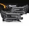 Kimpiris - Μπροστινά Φανάρια Set Για Toyota Hilux 20+ True DRL Black Electrical True Drl Black
