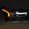Μπροστινά Φανάρια Set Για Toyota Hilux 20+ True DRL Black Electrical True Drl Black - Image 2