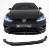 Kimpiris - Μπροστινό Spoiler Για VW Golf VII (7.5) 17-20 R & R-Line Έκδοση Glossy Black V.1