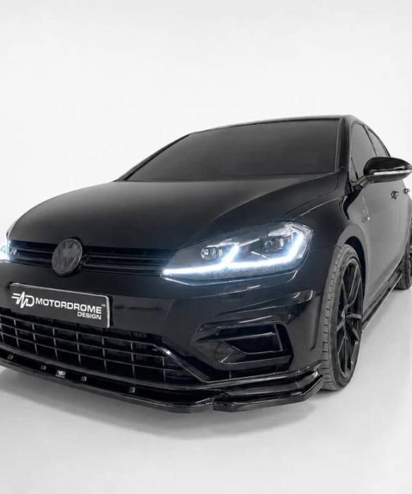 Alternative view of Μπροστινό Spoiler Για VW Golf VII (7.5) 17-20 R & R-Line Έκδοση Glossy Black V.1