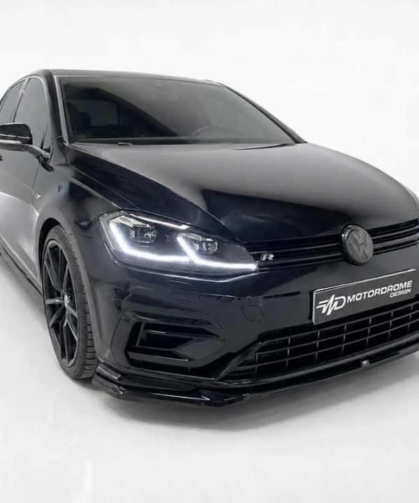 Alternative view of Μπροστινό Spoiler Για VW Golf VII (7.5) 17-20 R & R-Line Έκδοση Glossy Black V.2