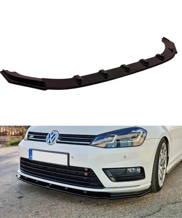 Kimpiris - Μπροστινό Spoiler Για VW Golf VII (7) 12-17 R & R-Line Έκδοση Glossy Black