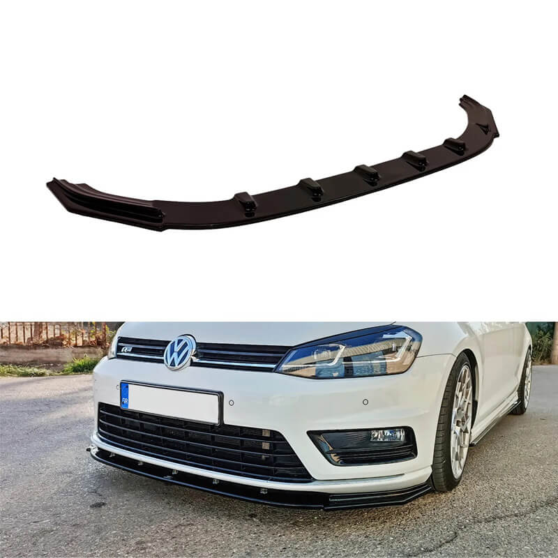 Kimpiris - Μπροστινό Spoiler Για VW Golf VII (7) 12-17 R & R-Line Έκδοση Glossy Black