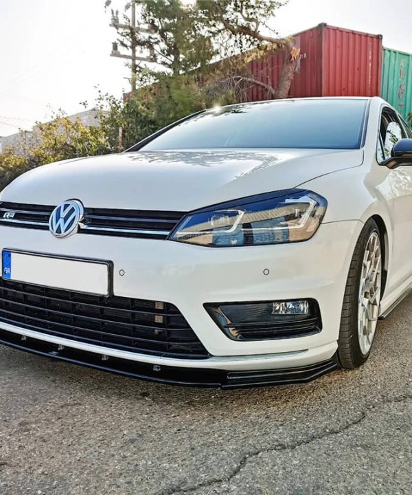 Alternative view of Μπροστινό Spoiler Για VW Golf VII (7) 12-17 R & R-Line Έκδοση Glossy Black