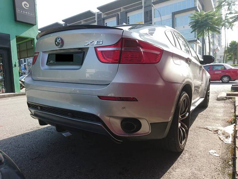 Diffuser Πίσω Προφυλακτήρα Για Bmw X6 E71 X6M-Performance Look - Image 3