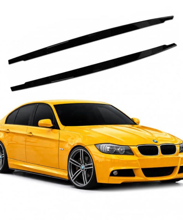 Kimpiris - Πρόσθετα Πλαινά Μασπιέ Για Bmw 3 E90/E91 05-11 E92/E93 06-14 Γυαλιστερό Μαύρο Από Abs Πλαστικό 2 Τεμάχια