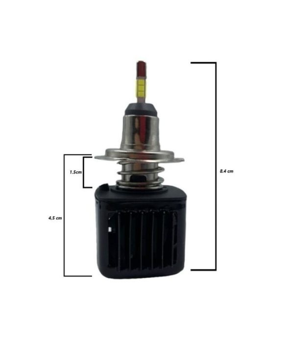 Alternative view of Λάμπες Led H7 F4S Samsung 12Volt 35watt 3600lm 6500k Full Canbus 2 Τεμάχια
