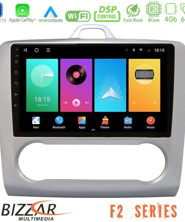 Kimpiris - Bizzar F2 Series 8Core Android16 4+64GB  Ford Focus Auto AC Navigation Multimedia Tablet 9"