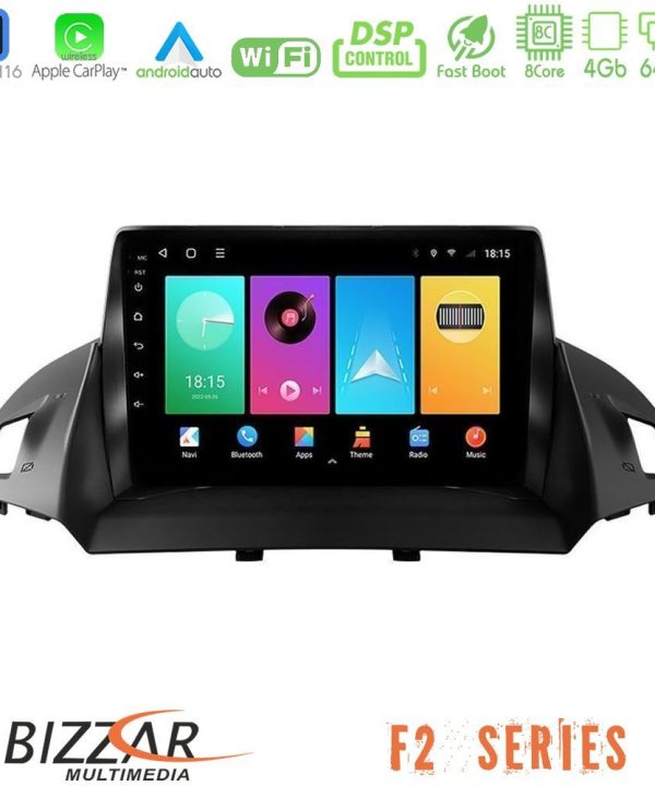 Kimpiris - Bizzar F2 Series 8Core Android16 4+64GB  Ford C-Max/Kuga Navigation Multimedia Tablet 9"