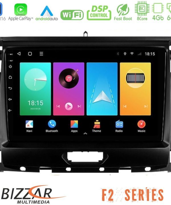 Kimpiris - Bizzar F2 Series 8Core Android16 4+64GB  Ford Ranger 2017-2022 Navigation Multimedia Tablet 9"