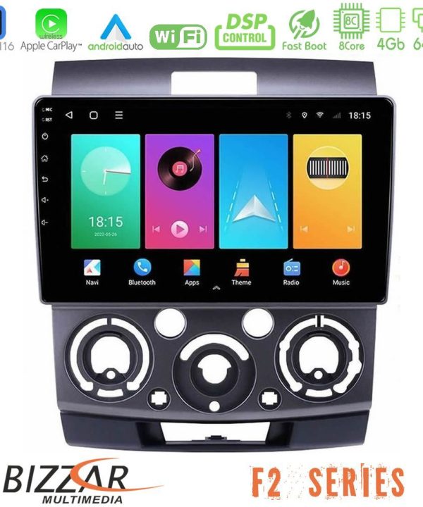 Kimpiris - Bizzar F2 Series 8Core Android16 4+64GB  Ford Ranger/Mazda BT50 Navigation Multimedia Tablet 9"