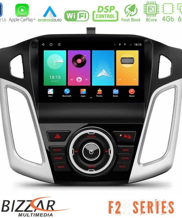 Kimpiris - Bizzar F2 Series 8Core Android16 4+64GB Ford Focus 2012-2018 Navigation Multimedia Tablet 9"