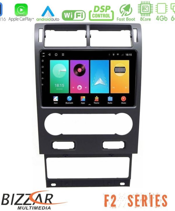 Kimpiris - Bizzar F2 Series 8Core Android16 4+64GB  Ford Mondeo 2004-2007 Navigation Multimedia Tablet 9"