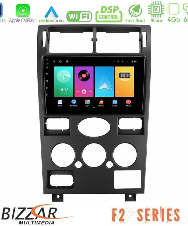 Kimpiris - Bizzar F2 Series 8Core Android16 4+64GB  Ford Mondeo 2001-2004 Navigation Multimedia Tablet 9"