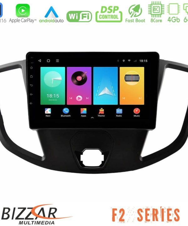 Kimpiris - Bizzar F2 Series 8Core Android16 4+64GB  Ford Transit 2014-> Navigation Multimedia Tablet 9"