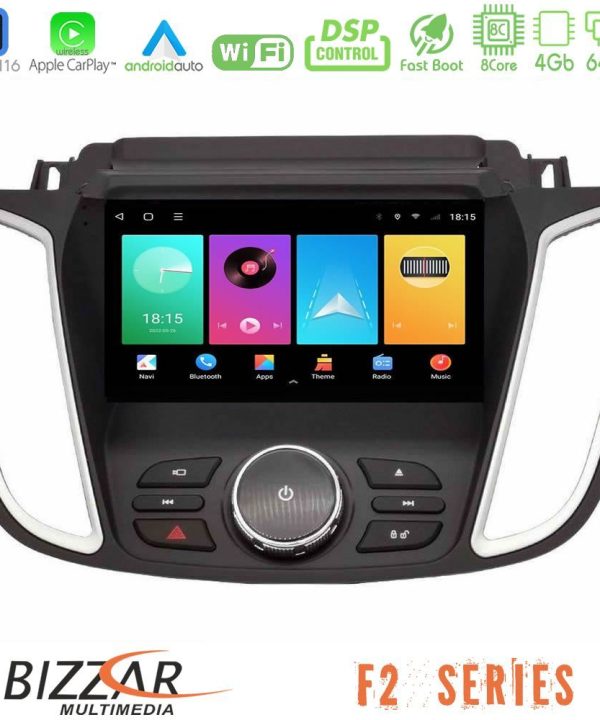 Kimpiris - Bizzar F2 Series 8Core Android16 4+64GB  Ford Kuga/C-Max 2013-2019 Navigation Multimedia Tablet 9"