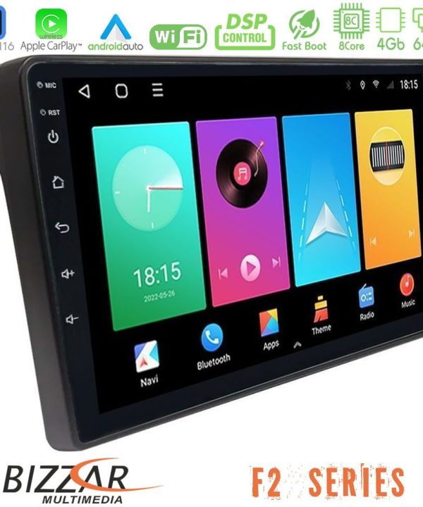 Kimpiris - Bizzar F2 Series 8Core Android16 4+64GB  Fiat Ducato/Citroen Jumper/Peugeot Boxer Navigation Multimedia Tablet 9"