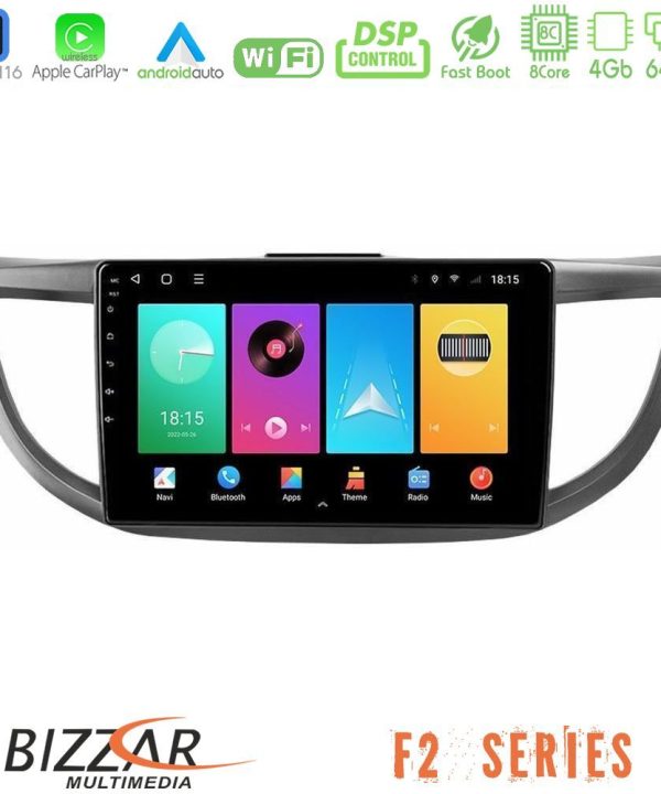 Kimpiris - Bizzar F2 Series 8Core Android16 4+64GB  Honda CRV 2012-2017 Navigation Multimedia Tablet 9"