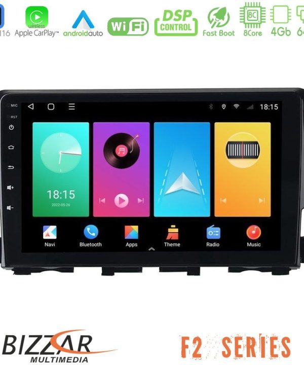 Kimpiris - Bizzar F2 Series 8Core Android16 4+64GB  Honda Civic 2016-2020 Navigation Multimedia Tablet 9"
