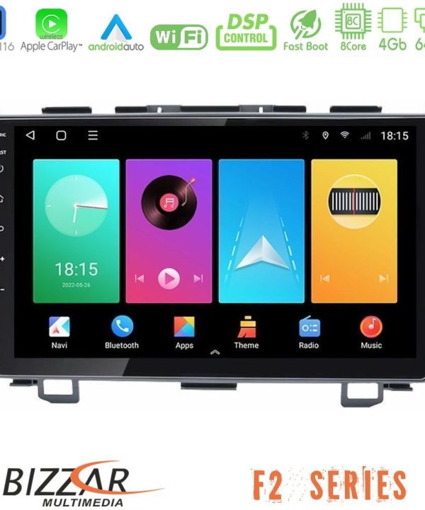 Kimpiris - Bizzar F2 Series 8Core Android16 4+64GB  Honda CRV Navigation Multimedia Tablet 9"