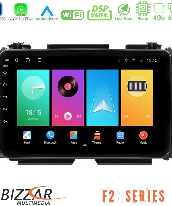 Kimpiris - Bizzar F2 Series 8Core Android16 4+64GB  Honda HR-V Navigation Multimedia Tablet 9"