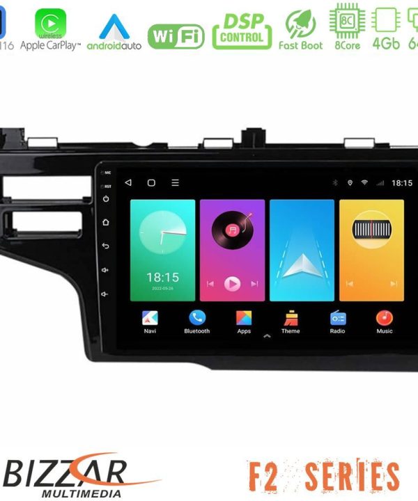Kimpiris - Bizzar F2 Series 8Core Android16 4+64GB  Honda Jazz 2013-2020 Navigation Multimedia Tablet 9"