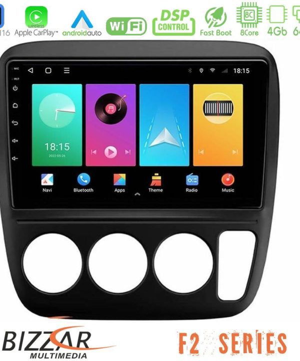Kimpiris - Bizzar F2 Series 8Core Android16 4+64GB  Honda CRV 1997-2001 Navigation Multimedia Tablet 9"