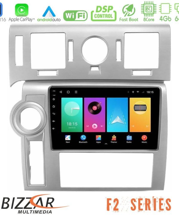 Kimpiris - Bizzar F2 Series 8Core Android16 4+64GB  Hummer H2 2008-2009 Navigation Multimedia Tablet 9"