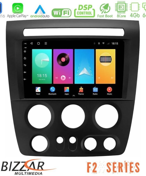 Kimpiris - Bizzar F2 Series 8Core Android16 4+64GB  Hummer H3 2005-2009 Navigation Multimedia Tablet 9"