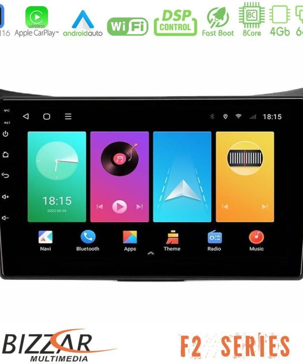 Kimpiris - Bizzar F2 Series 8Core Android16 4+64GB  Hyundai i30 2012-2017 Navigation Multimedia Tablet 9"