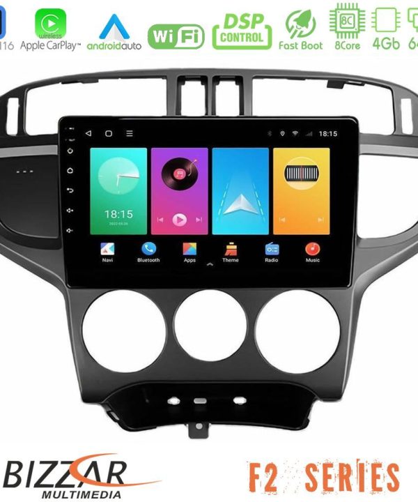 Kimpiris - Bizzar F2 Series 8Core Android16 4+64GB  Hyundai Matrix 2001-2010 Navigation Multimedia Tablet 9"