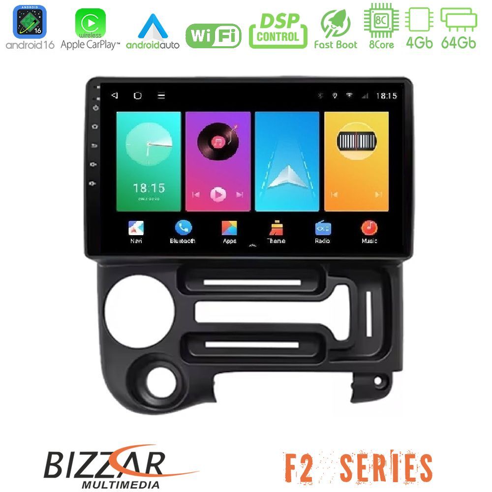 Kimpiris - Bizzar F2 Series 8Core Android16 4+64GB Hyundai Atos Navigation Multimedia Tablet 9″