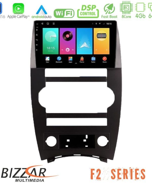 Kimpiris - Bizzar F2 Series 8Core Android16 4+64GB  Jeep Commander 2007-2008 Navigation Multimedia Tablet 9"