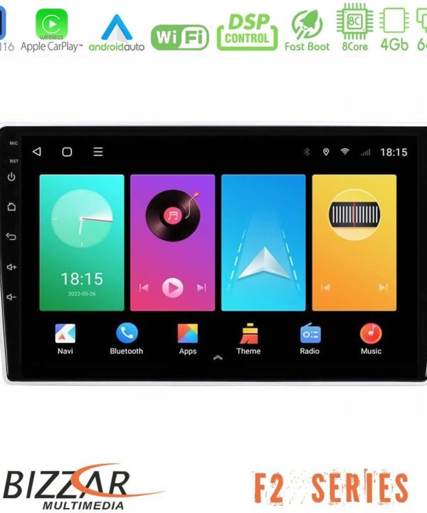Kimpiris - Bizzar F2 Series 8Core Android16 4+64GB  Kia Sportage 2005-2008 Navigation Multimedia Tablet 9"