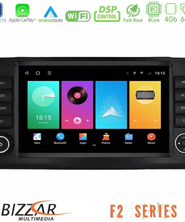 Kimpiris - Bizzar F2 Series 8Core Android16 4+64GB  Mercedes ML/GL Class W164 2006-2011 Navigation Multimedia Tablet 9"    (OEM Look)