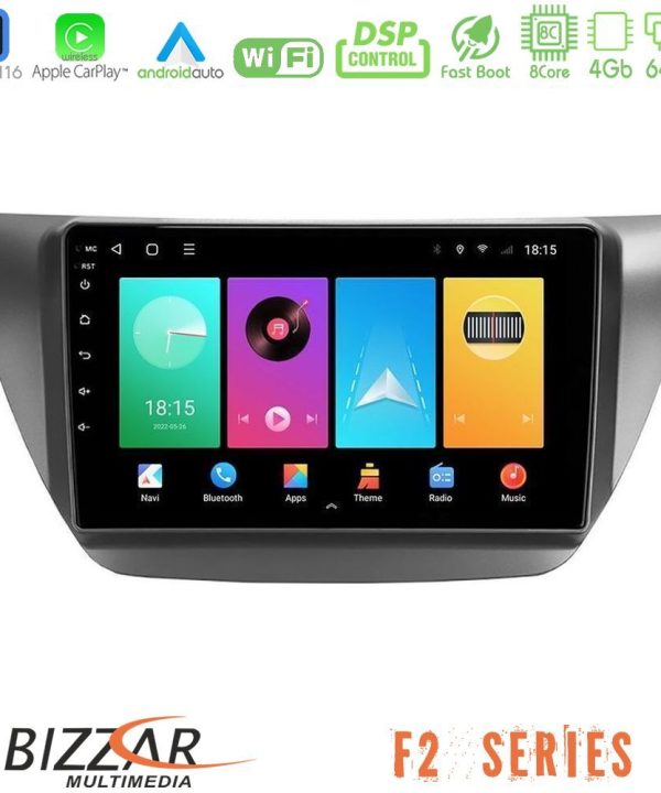 Kimpiris - Bizzar F2 Series 8Core Android16 4+64GB  Mitsubishi Lancer 2004 – 2008 Navigation Multimedia Tablet 9"