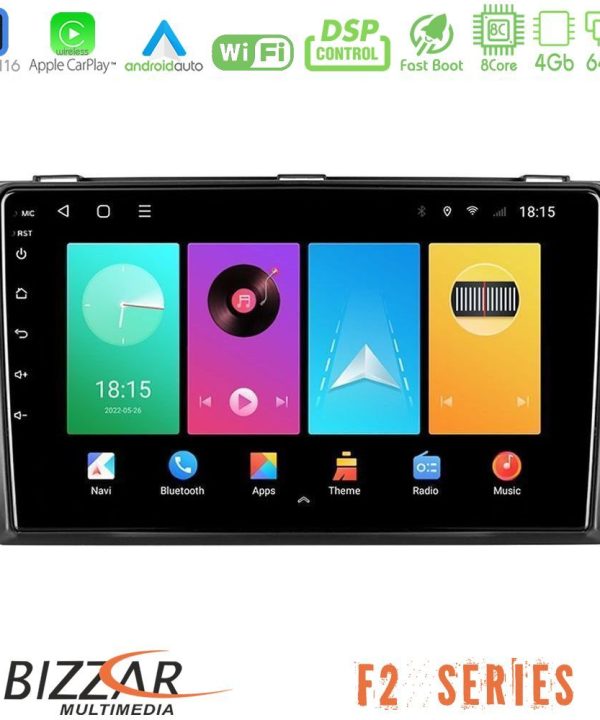 Kimpiris - Bizzar F2 Series 8Core Android16 4+64GB  Mazda 3 2004-2009 Navigation Multimedia Tablet 9"