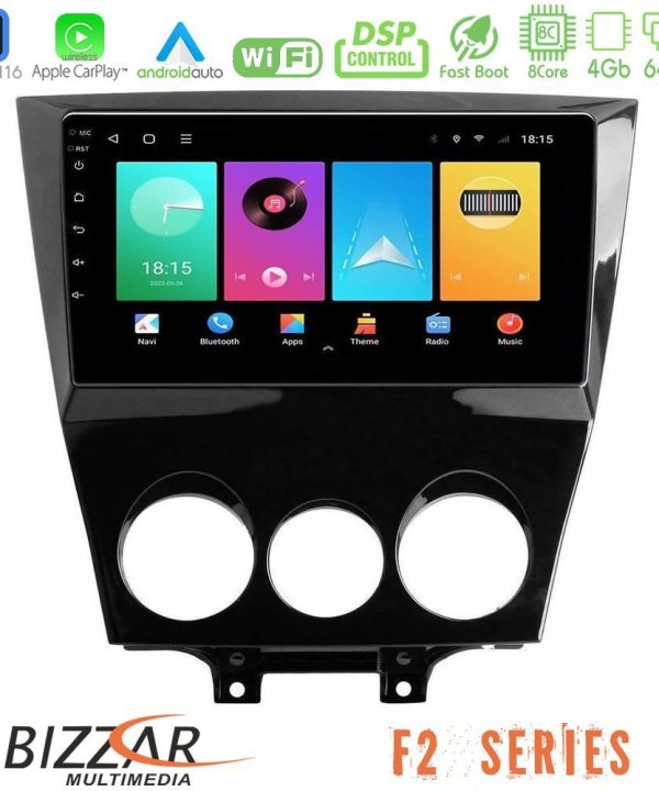 Kimpiris - Bizzar F2 Series 8Core Android16 4+64GB  Mazda RX8 2008-2012 Navigation Multimedia Tablet 9"