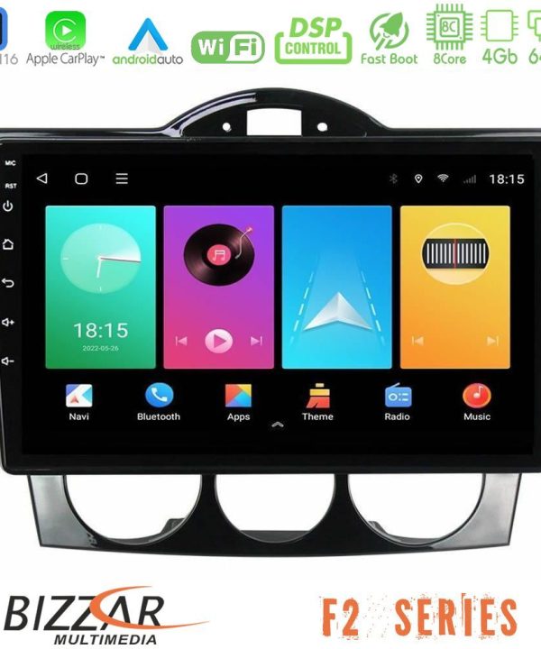 Kimpiris - Bizzar F2 Series 8Core Android16 4+64GB  Mazda RX8 2003-2008 Navigation Multimedia Tablet 9"