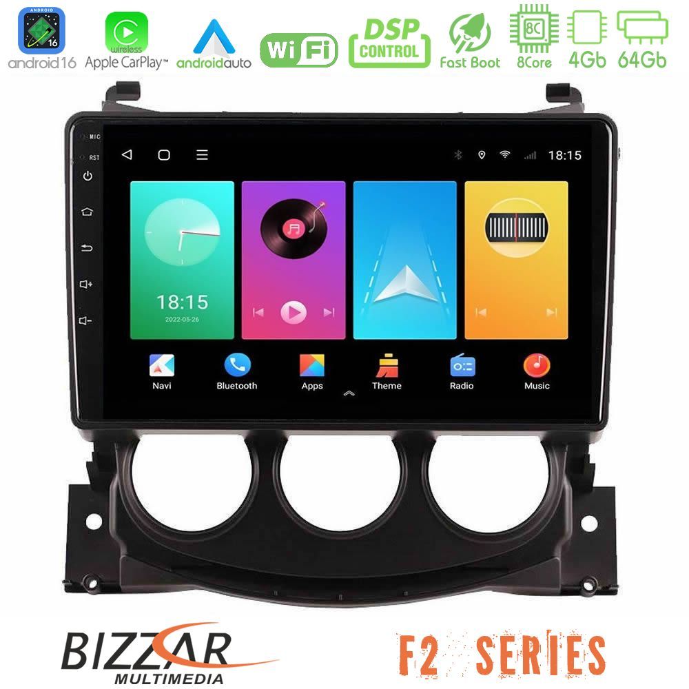 Kimpiris - Bizzar F2 Series 8Core Android16 4+64GB Nissan 370Z 2009-2013 Navigation Multimedia Tablet 9"
