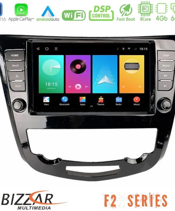 Kimpiris - Bizzar F2 Series 8Core Android16 4+64GB  Nissan Qashqai J11 / Nissan X-Trail Τ32 (AUTO A/C) Navigation Multimedia Tablet 9"